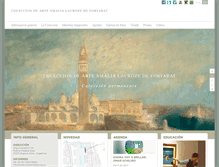 Tablet Screenshot of coleccionfortabat.org.ar